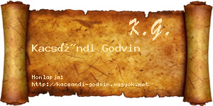 Kacsándi Godvin névjegykártya